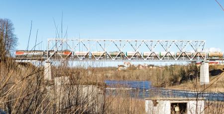 Мостовой переход через реку Нарва