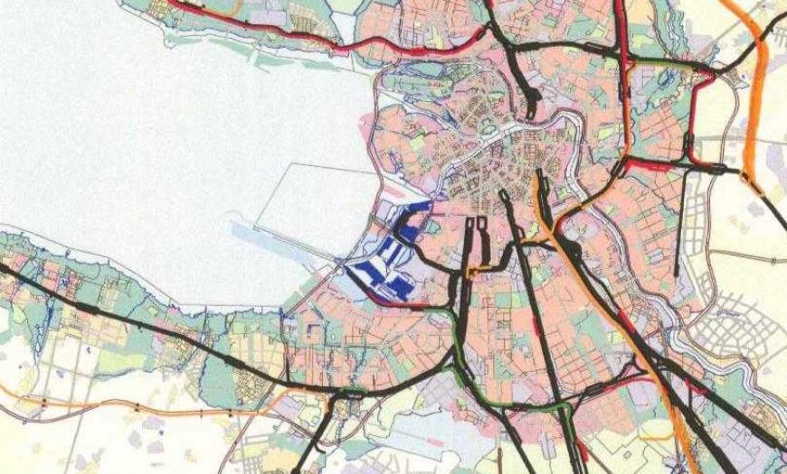 Генеральная схема развития Ленинградского железнодорожного узла на 1950–1965 годы